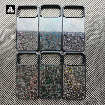 Magnetic Forged Glossy Carbon Fiber Case for New iPhone 17 /17 Air /17Pro /17 Pro Max Wireless Charging Back Cover with MagSafe