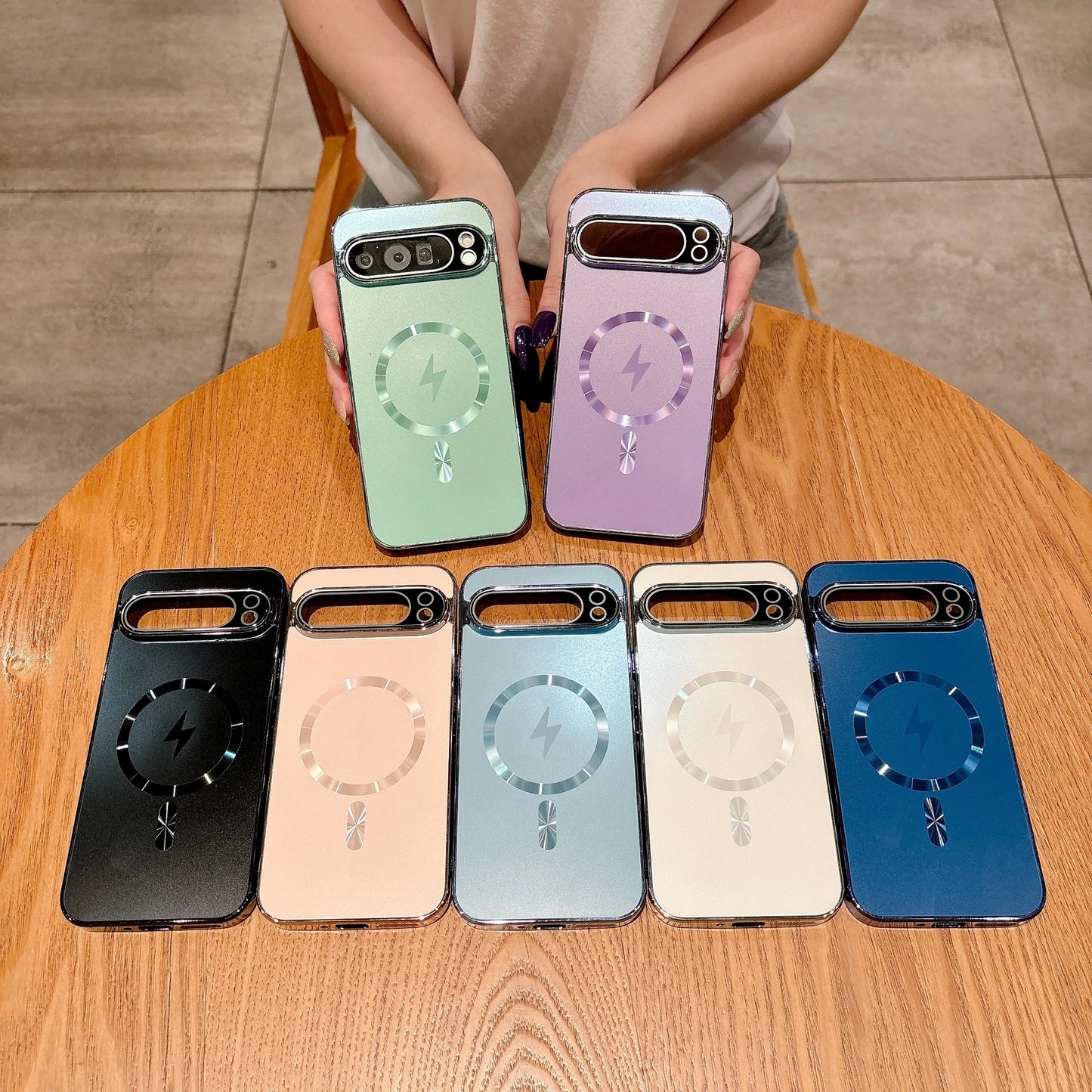 For Google Pixel 10 Pro XL 9 8 7 6 Pro 9A 8A 7A 6A Case MagSafe Magnetic Wireless Charging Lens Protection PC Shockproof Cover