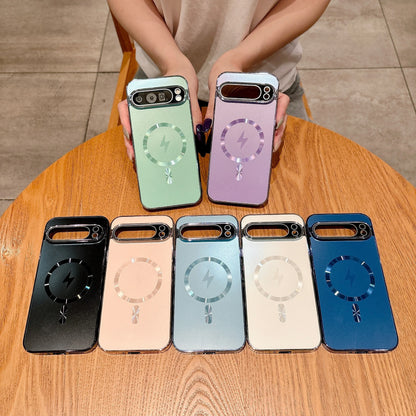 For Google Pixel 10 Pro XL 9 8 7 6 Pro 9A 8A 7A 6A Case MagSafe Magnetic Wireless Charging Lens Protection PC Shockproof Cover