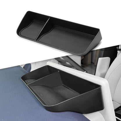 for Xpeng G6 2023 2024 Car Central Storage Box Cup Holder Dashboard Tray Interior Accessories Organizer Tidying Black