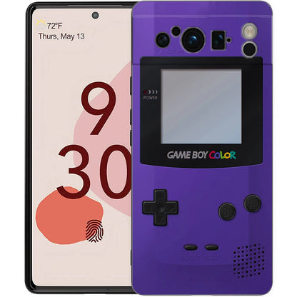 Phone Case For Google Pixel 8 7 6 Pro 8A 7A 6A TPU Shell Soft Silicone Shockproof Black Cover Gameboy Boy Game