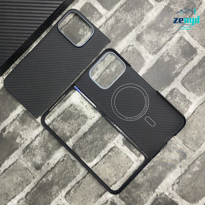 For Google Pixel 10 Pro Fold Kevlar Magnetic Slim Case - Business Foldable Armor with Magnetic Hinge Shockproof Design