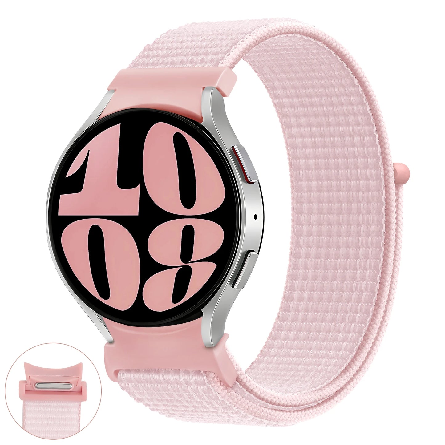 Nylon loop Band For Samsung Galaxy Watch 7 6 5 4 44mm 40mm 5 pro 45mm Sport 20mm bracelet Galaxy Watch6 Classic 47mm 43mm Strap
