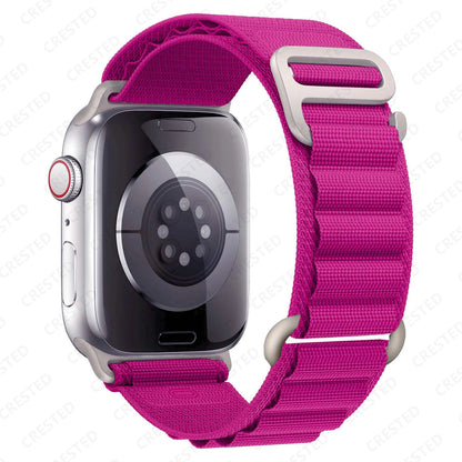 for Apple watch Straps 45mm 46mm 49mm 42mm iwatch Band 44mm 41mm 40mm Nylon Alpine bracelet correa Series 10 9 8 7 6 SE Ultra 2