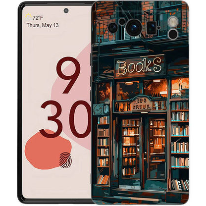 Read Books illustration Phone Case Cover for Google Pixel 9 8 7 6 7A 6A Pro Shockproof Silicone Soft 9 Pro XL Shell Capas Fundas