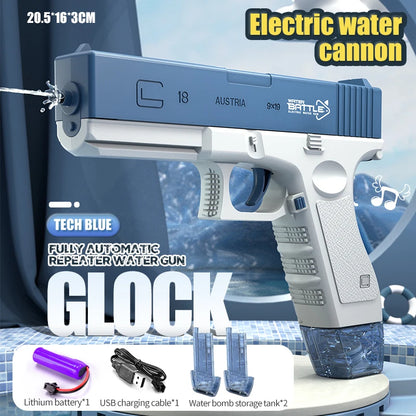 Electric Water Gun, Automatic Squirt Guns Water Pistol  Large Capacity Summer Outdoor Beach Swimming Pool Party Toy