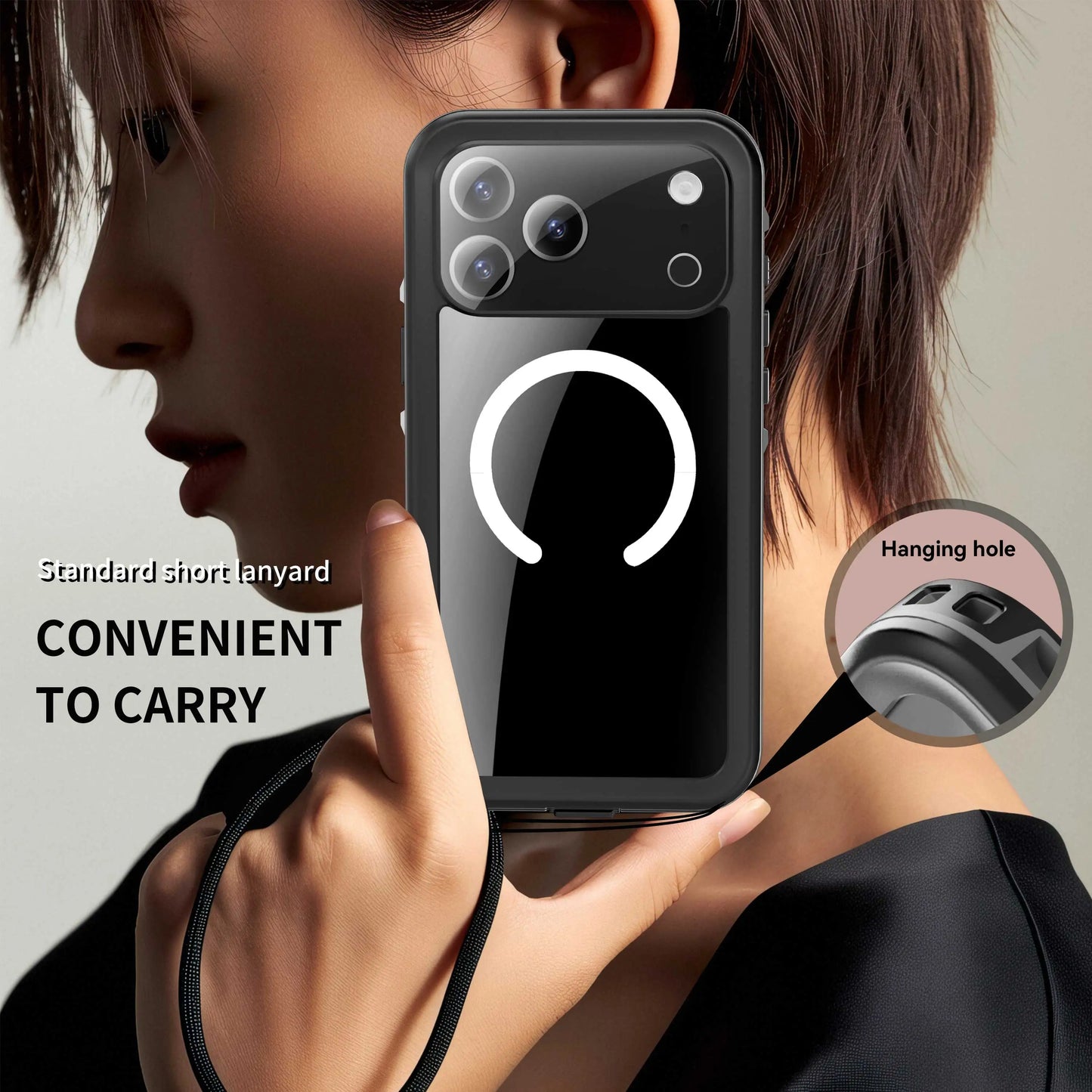 Shellbox hot sales 360 full coverage shockproof dustproof IP68 professional waterproof phone case for iPhone 17 Pro/16/15/14/13