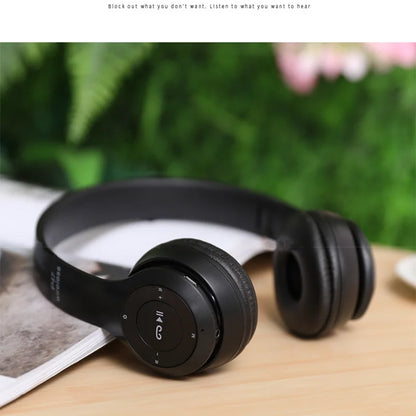 Stereo P47 Headset 5.0 Bluetooth Headset Folding Series Wireless Headset Universal Sports Popular Stereo Gaming Headset