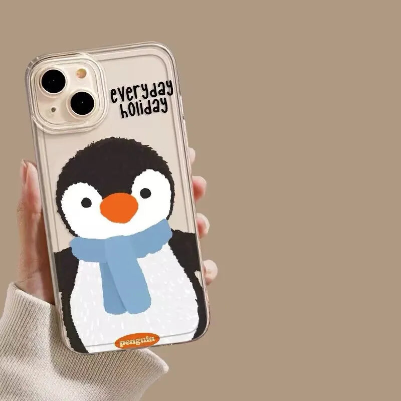 Doodle Angry Cat Case for Iphone 13 16 Pro Max 11 12 14 15 Pro Max 7 8 Plus 13 Mini XS XR SE 2022 13Pro Back Cover Clear Fundas