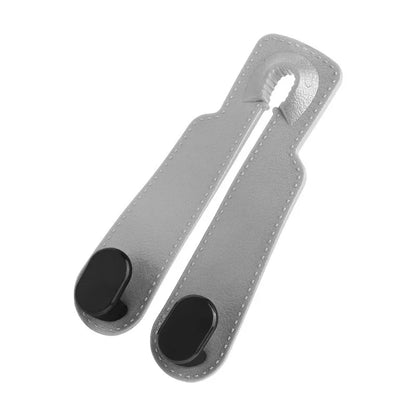 Car Seat Back Hook Suede Double-Headed Rear Storage Storage Small Hook Car Interior Decoration Supplies