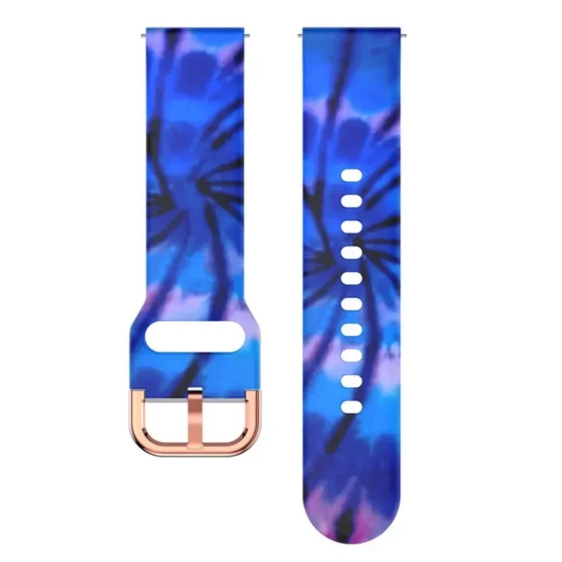 18mm 20MM 22mm band For Redmi Watch 5 lite/ Xiaomi Mi Watch 5 Active Wristband Printed Silicone Bracelet Sport strap Accessories