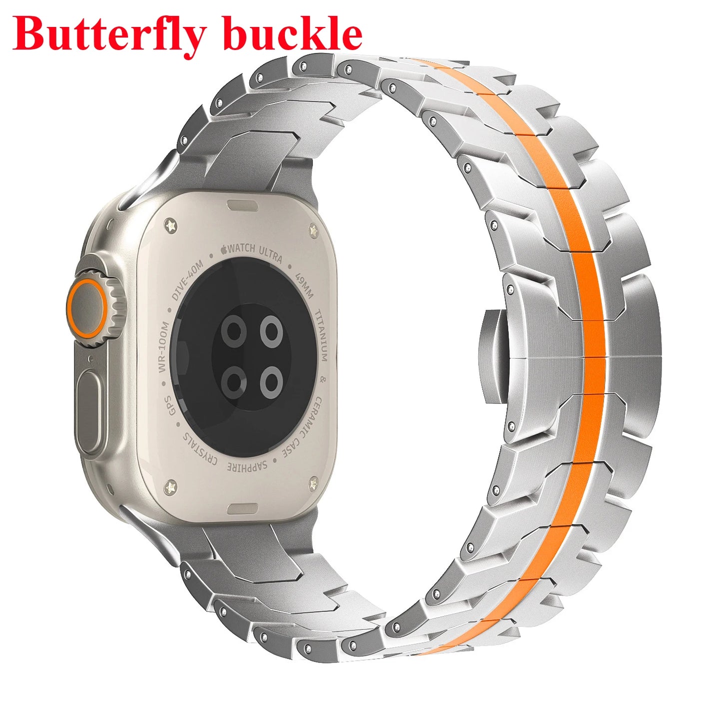 Stainless Steel Strap For Apple Watch Series 10 9 8 7 46mm 45mm SE 6 42mm 44mm Metal Bracelet Band For iWatch Ultra Ultra2 49mm