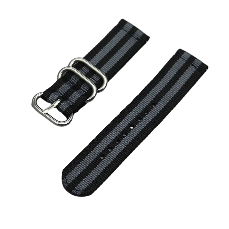 18mm 20mm 22mm 24mm Nylon strap For Samsung Galaxy watch 3 4 5 pro 6 7 46mm 42mm Active2 Amazfit Bip S3 frontier Sports band