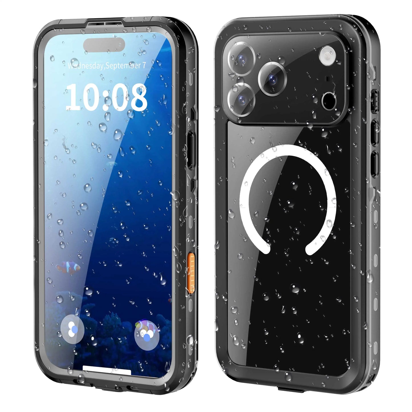 Shellbox hot sales 360 full coverage shockproof dustproof IP68 professional waterproof phone case for iPhone 17 Pro/16/15/14/13