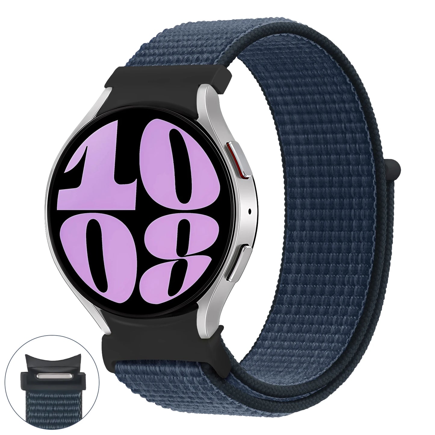 Nylon loop Band For Samsung Galaxy Watch 7 6 5 4 44mm 40mm 5 pro 45mm Sport 20mm bracelet Galaxy Watch6 Classic 47mm 43mm Strap