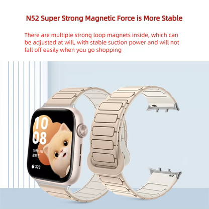 Armor Style Magnetic Wristband For Honor Watch 5 Quick Release Washable Breathable Silicone Sport Smart Watch Band Men Women