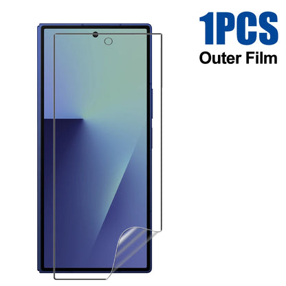 Flexible Hydrogel Film for Samsung Galaxy Z Fold 7 HD Clear Front Back Full Cover Screen Protectors for Samsung Galaxy Z Fold 7