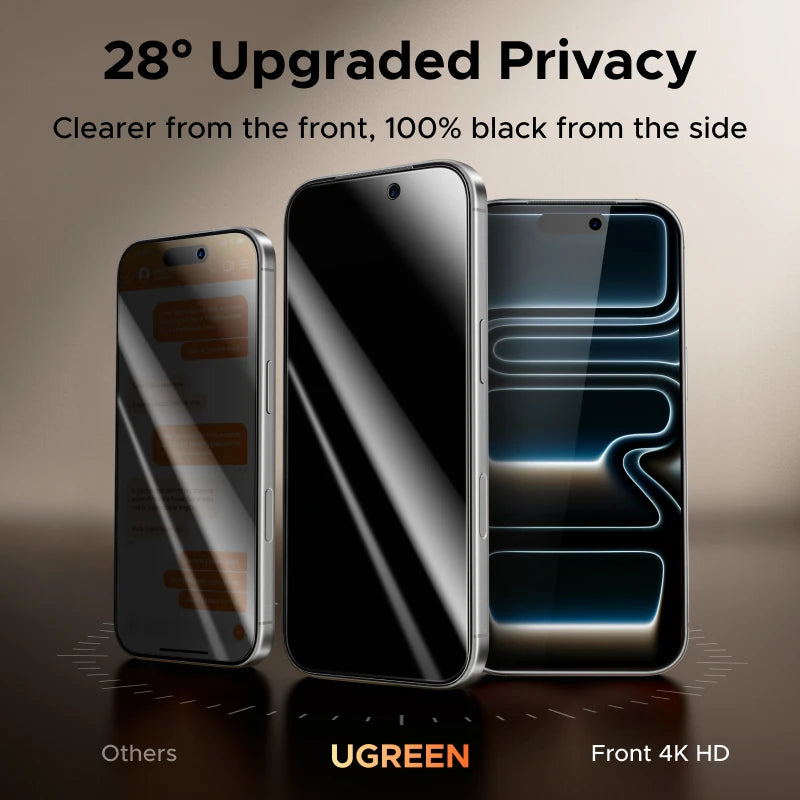 UGREEN 1/2pcs Dust-free Screen Protector For iPhone 17 Pro Max Tempered Glass For iPhone 17 Pro Screen Protectors 17Pro Air Film