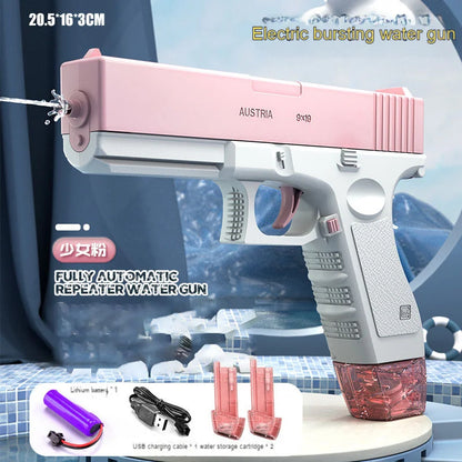 2024 Summer New Electric Water Gun for Adults & Kids Shark Automatic Squirt Guns Toys High Pressure Water Guns Outdoor Toys Gift