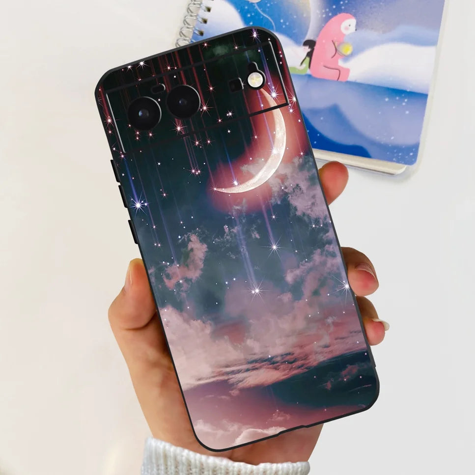 For Cover Google Pixel 6 Case Cute Cat Cartoon Bumper Back Shockproof Soft TPU Case For Google Pixel 6A 6PRO Pixel 6 Phone Cases