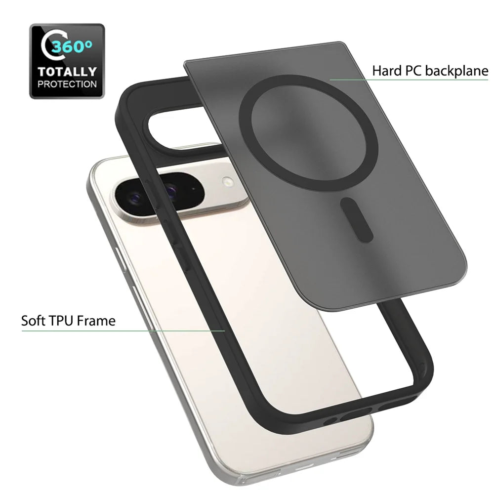 Case For Google Pixel 10 Pro XL 9A 9 Pro Phone Case wireless charging Cover For Google Pixel 10 Pro Fold 9 Pro Fold Phone Cover