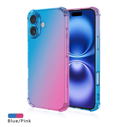 New Airbag Shockproof Gradient TPU Case for Apple iPhone 17 Pro Max iPhone 17 Air Protective Cover Back Shell Coque Fundas