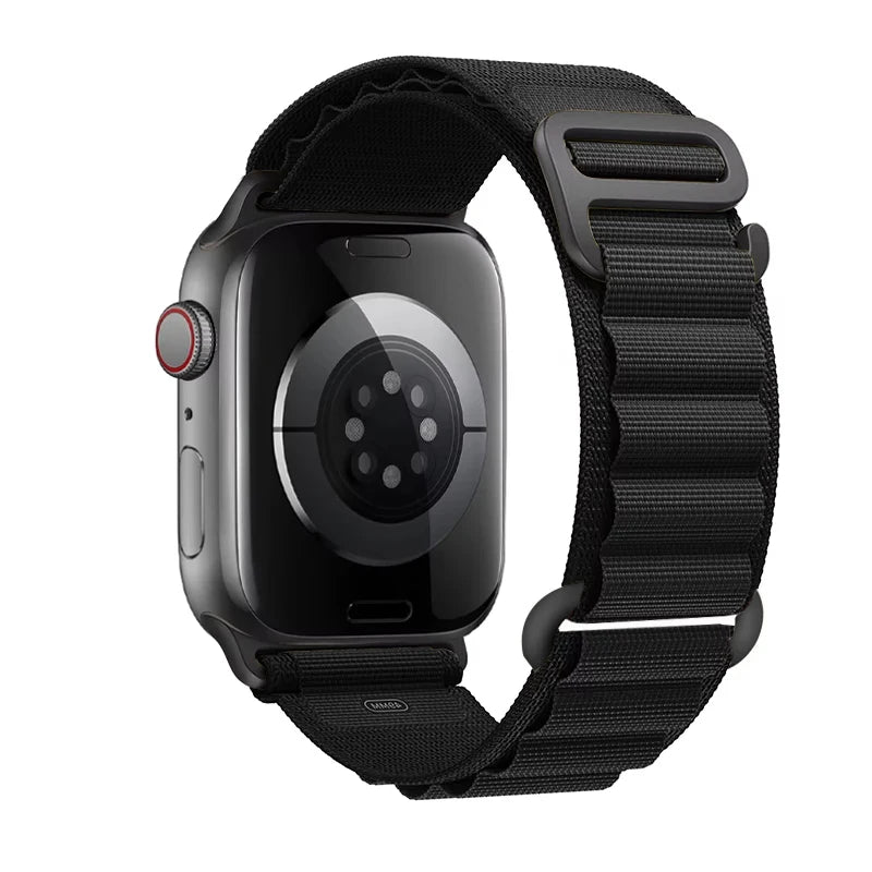 for Apple watch Straps 45mm 46mm 49mm 42mm iwatch Band 44mm 41mm 40mm Nylon Alpine bracelet correa Series 10 9 8 7 6 SE Ultra 2