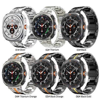 Titanium Band for Samsung Galaxy Watch Ultra 2025 Men Bracelet Luxury Metal Strap for samsung 7 ultra GALAXY ULTRA 47MM Correa