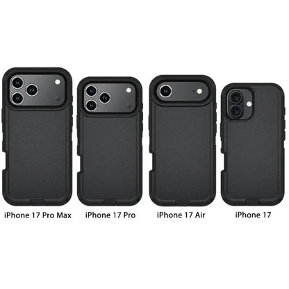 Premium Military Grade Heavy Armor Phone Case for IPhone 17 Air 16 15 14 Plus 13 12 ProMax Pro Shockproof Hard Protective Cover