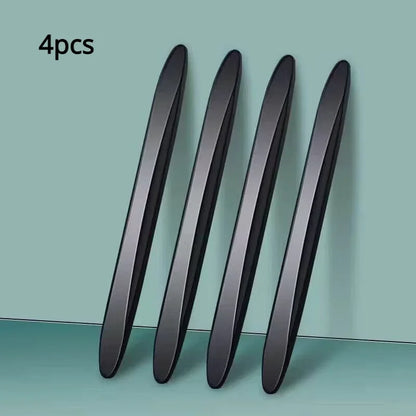2/4Pcs Auto Car Door Edge Protection Guards Buffer Trim Molding Protection Strip Scratch Protector Car Door Crash Bar