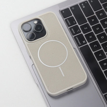 Cute Magnetic Heat Dissipation Phone Case for iPhone 14 15 16 Plus 11 12 13 16 Pro Max Matte Magsafe Charging Shockproof Cover
