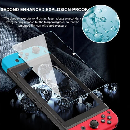 1/2/3PCS Tempered Glass for Nintendo Switch OLED 3 Pieces Screen Protector Film for Nintendo Switch Switch Lite Protective Glass