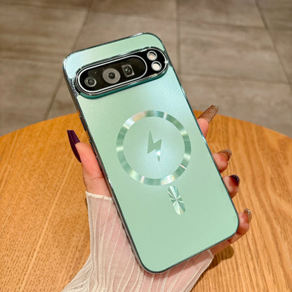 For Google Pixel 10 Pro XL 9 8 7 6 Pro 9A 8A 7A 6A Case MagSafe Magnetic Wireless Charging Lens Protection PC Shockproof Cover