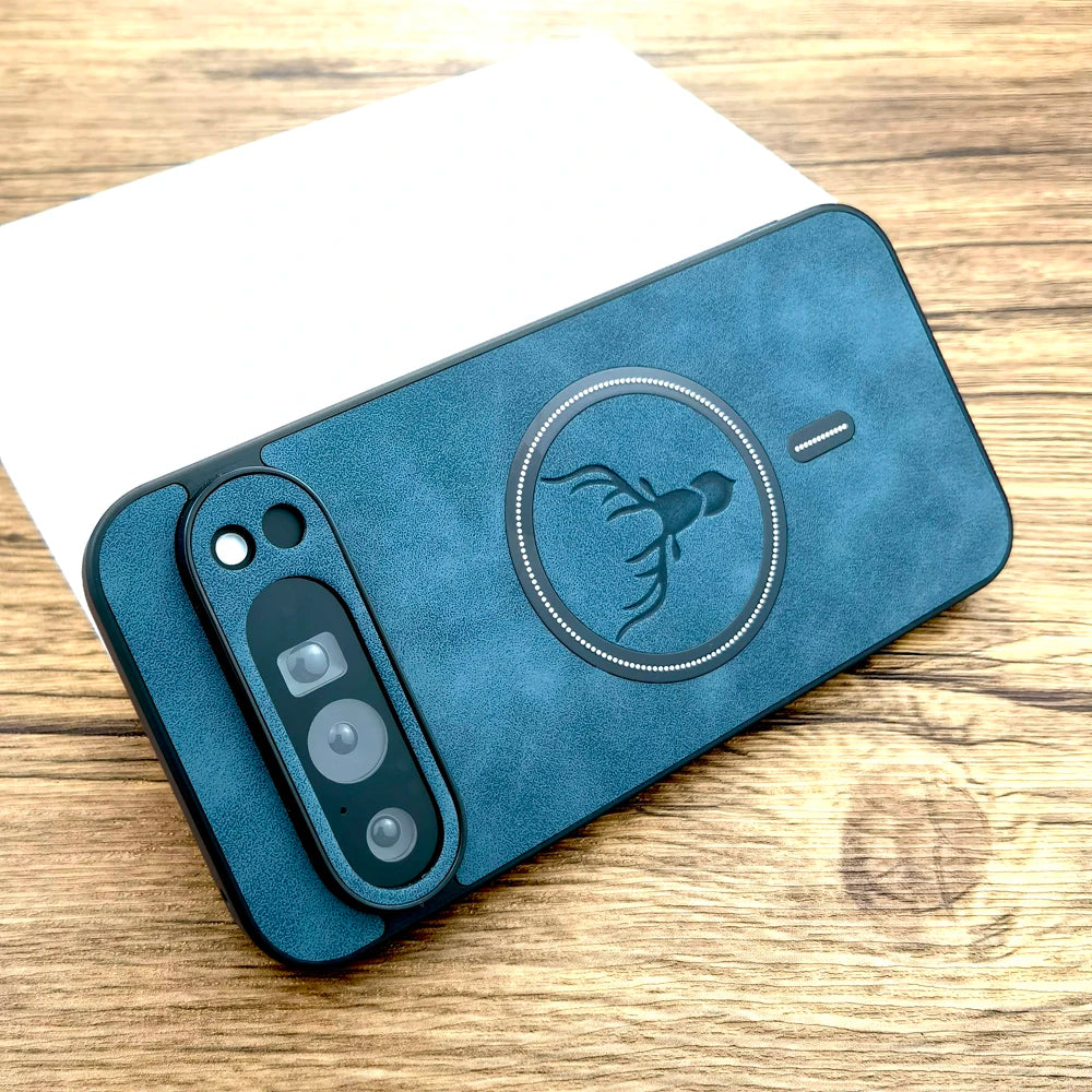 Luxury Faux Leather Case For Google Pixel 10 9 8 7 Pro XL A 9A 8A 7A 10Pro 9Pro 8Pro 7Pro ProXL Magsafe Wireless Charge Cover