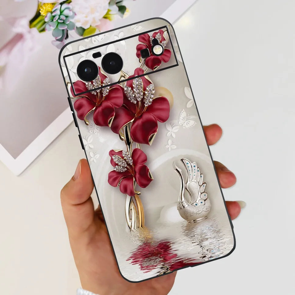 For Cover Google Pixel 6 Case Cute Cat Cartoon Bumper Back Shockproof Soft TPU Case For Google Pixel 6A 6PRO Pixel 6 Phone Cases