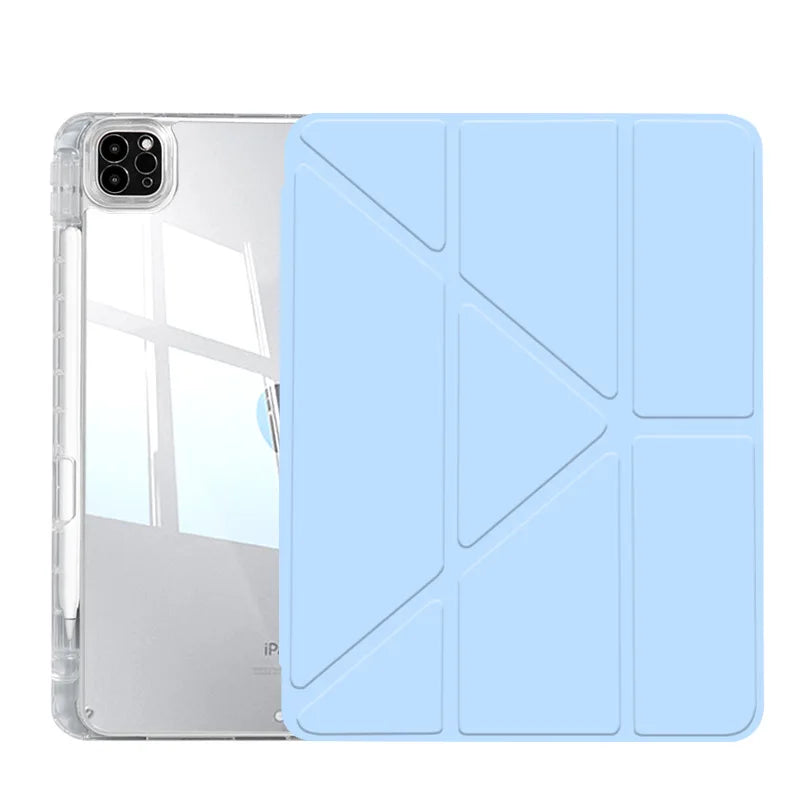 For 2025 iPad A16 Case iPad 11th Generation 11th Air7 6 9th Cover Gen iPad Pro11 4 5 10.9in 12.9 Mini6 7 10.2 Pencil Holder Case