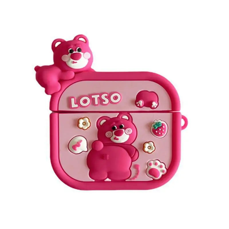 Cute Cartoon Earphone Cases For AirPods 4 2 3 Silicone Charging Headphone Cases For Airpods Pro 2 Protective Cover