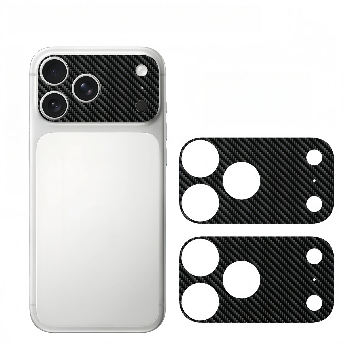 2PCS Plain Color Lens Skin sticker For IPhone 17 Pro Max 17Pro 17 Air Full Cover Anti Scratch Matte Back Camera Protective Flim