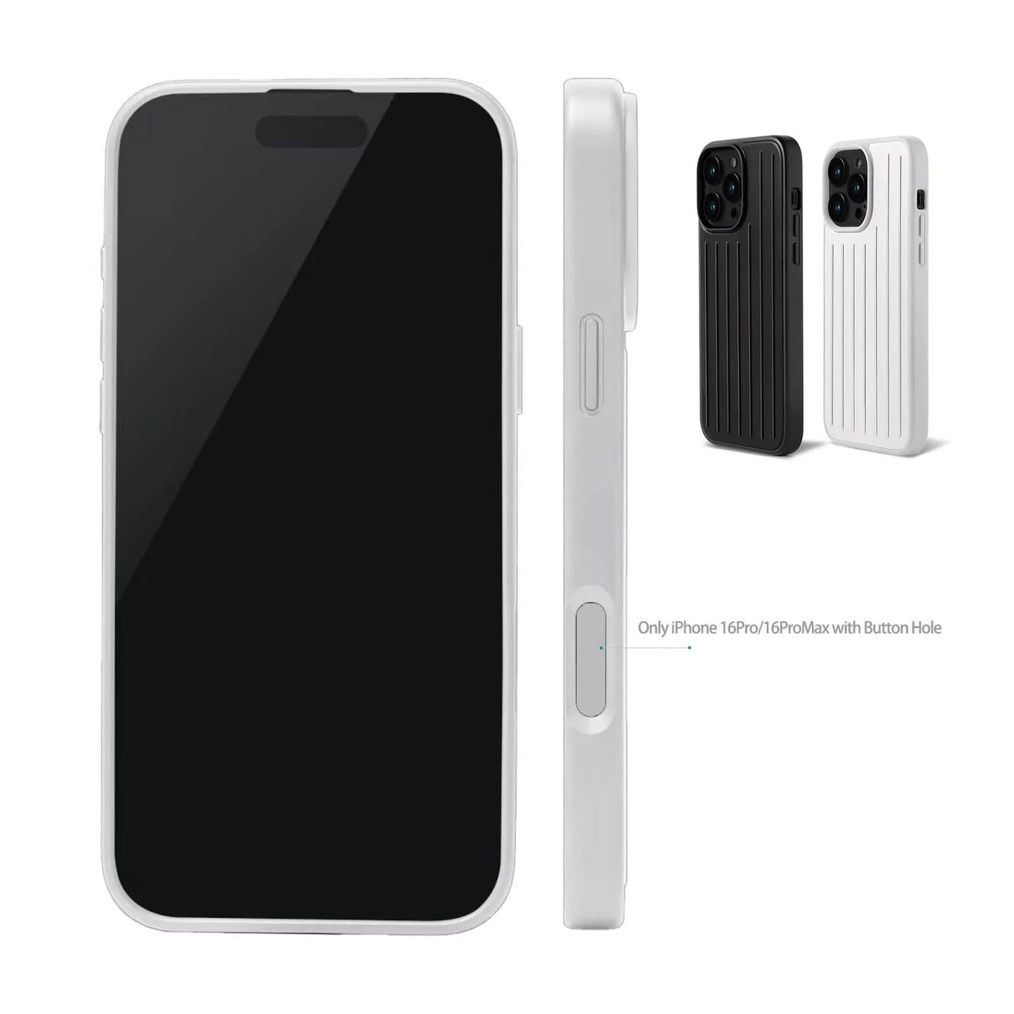 Minimalist Luxury Case for iPhone 16 Pro Max/15 ProMax/15Pro/16Pro Aluminum Shockproof Protective Case with Gift Box Packaging