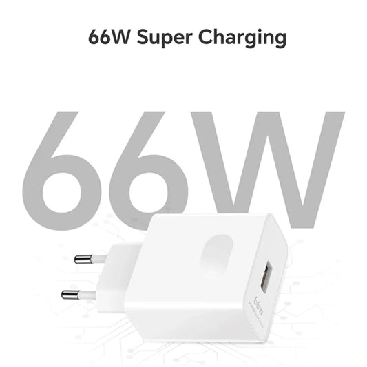 USB Fast Charger 66W Quick Charge 3.0 EU/US Plug Wall Adapter 6A USB To Type C Cable for For Huawei Mate 50 60 Nova 10 Honor 100