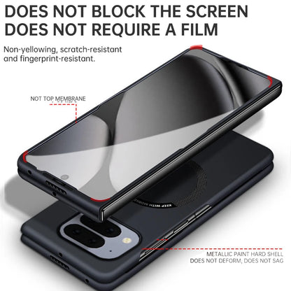 For Pixel 10 Pro Fold Frameless Magsafe Hard PC Case for Google Pixel10pro 9 Pro Fold 2 Wireless Charging Cover Ultra-thin