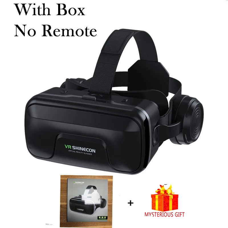 VR Shinecon 10.0 Helmet 3D Glasses Virtual Reality Casque For Smartphone Smart Phone Goggles Headset Viar Video Game Binoculars - covers4phones