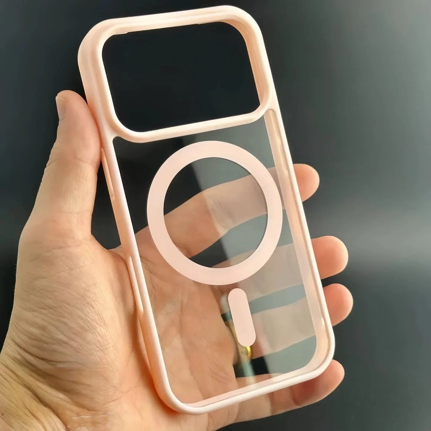 For Magsafe Case For iPhone 17 Air 17Promax 16 15 14 Pro Max Plus 13 12 Mini 11 16E SE4 17Pro Original Transparent Acrylic Cover