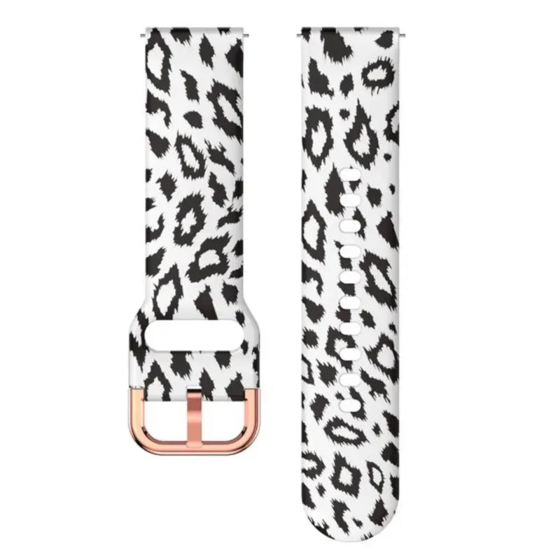 18mm 20MM 22mm band For Redmi Watch 5 lite/ Xiaomi Mi Watch 5 Active Wristband Printed Silicone Bracelet Sport strap Accessories