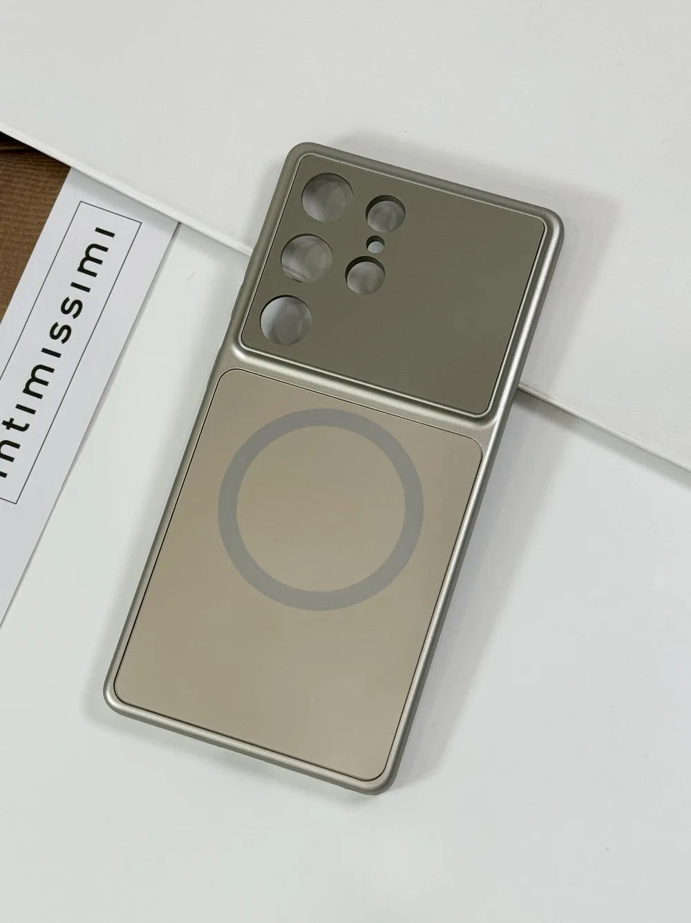 for Samsung Galaxy S26 Pro S25 S24 S23 Ultra Plus Glass Hard Magnetic Case For Magsafe Wireless Charging Camera Protection Cover