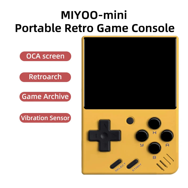 MIYOO MINI V4 Portable Retro Handheld Game Console 2.8''Inch IPS Screen Video Game Consoles Linux System Classic Gaming Emulator