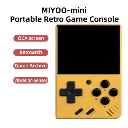 MIYOO MINI V4 Portable Retro Handheld Game Console 2.8''Inch IPS Screen Video Game Consoles Linux System Classic Gaming Emulator