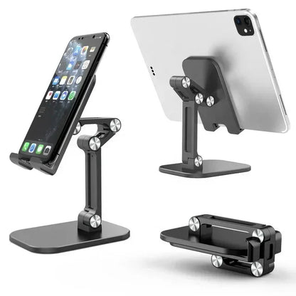 Desk Mobile Phone Holder Stand For IPhone IPad Xiaomi Adjustable Foldable Desktop Tablet Holder Universal Table Cell Phone Stand