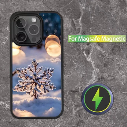 Christmas Santa Claus Phone Case For iPhone 16,15,14,13,12,11,Pro,Max,Plus,Mini,SE Magsafe Magnetic Wireless Charging