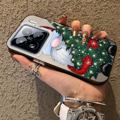 Santa Claus Frosted Case for Xiaomi Mi 15 14 14T 13 13T 12 12T 12X 12S 11 Lite POCO F6 F5 X6 X5 X3 M6 Pro 5G 4G M5S Hard Cover